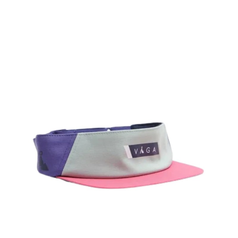 Visera Vaga Feather Racing Visor Aqua/ Poster Pink/ Purple/ Navy Blue