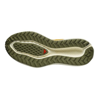 Zapatillas Salomon Aero Glide 3 Grvl hombre Spicy Mustard/ Vanilla Ice/ Deep Lichen Green suela gravel running contagrip