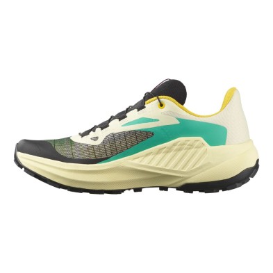 Zapatillas Salomon Genesis hombre Transparent Yellow/ Black/ Willowherb buena amortiguación