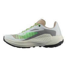 Zapatillas Salomon Genesis hombre White/ Oxford Tan/ Green Gecko ideal para senderos