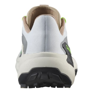 Zapatillas Salomon Genesis mujer White/ Oxford Tan/ Green Gecko drop 8 mm