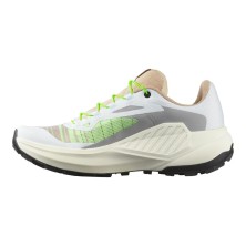 Zapatillas Salomon Genesis mujer White/ Oxford Tan/ Green Gecko perfectas para los senderos