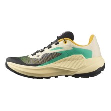 Zapatillas Salomon Genesis mujer Transparent Yellow/ Black/ Willowherb ideal para los senderos
