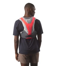 Chaleco Salomon Adv Skin 5 +2 Soft Flask Castelrock/ Alloy/ Neon Flame versátil y polifacético