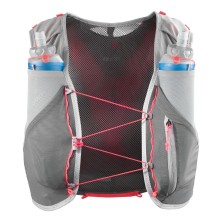 Chaleco Salomon Adv Skin 5 +2 Soft Flask Castelrock/ Alloy/ Neon Flame