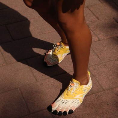 Zapatillas Fivefingers V-RUN Ivory/ Yellow
