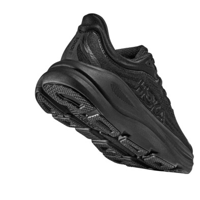 Zapatillas Hoka Bondi 9 Wide Hombre negro ancho especial