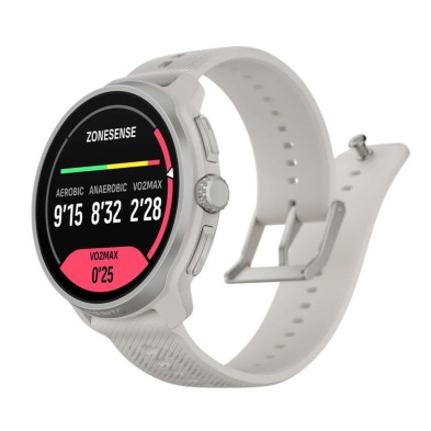 Reloj Deportivo GPS Suunto Race 2 Feather Gray pantalla amoled ltpo brillo extremo, sin marcos, y visibilidad mejorada