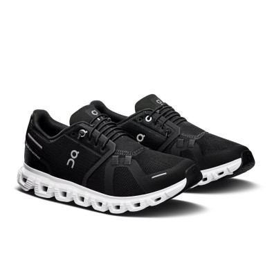 Zapatillas On Running Cloud 6 hombre Black/ White uso diario