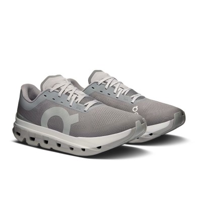 Zapatillas  On Running Cloudflow 5 Hombre gris upper transpirable