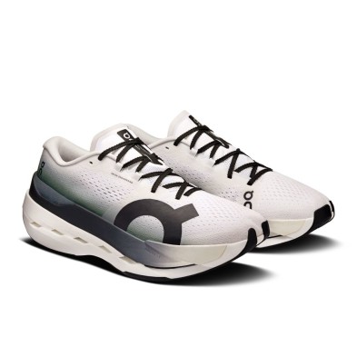 Zapatillas On Running Cloudboom Max hombre White/ Black Doble hiperespuma Helion HF para más energía y comodidad