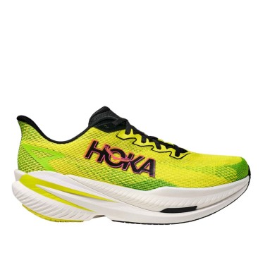 Zapatillas Hoka Mach X 3 hombre Neon Hoka Citrus/ Neon Lime con placa Pebax