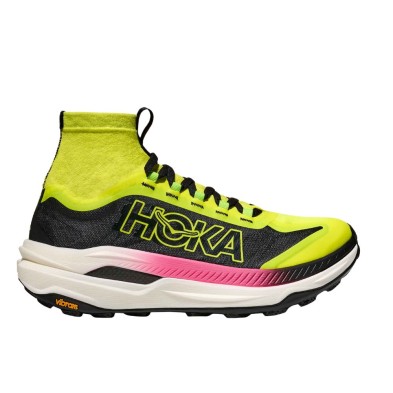 Zapatillas Hoka Tecton X 3 mujer amarillo fluor negro