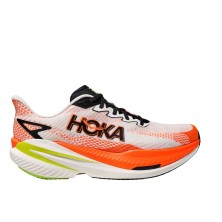 Zapatillas Hoka Mach X 3 hombre White/ Neon Tangerine con placa Pebax