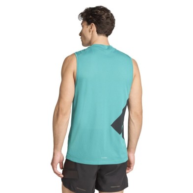 Camiseta sin mangas Adidas Terrex Xperior hombre Pure Teal comodidad y rendimiento