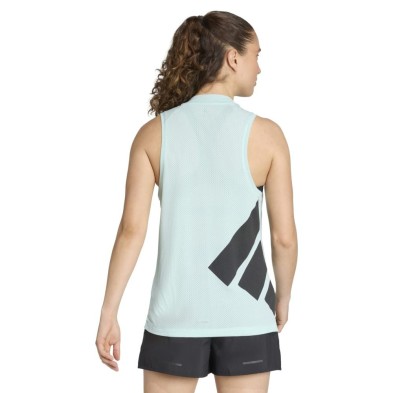 Camiseta tirantes Adidas Xperior Trail Running mujer Semi Flash Aqua mantiene la piel seca y fresca
