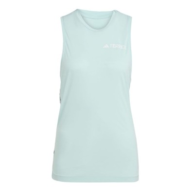 Camiseta tirantes Adidas Xperior Trail Running mujer Semi Flash Aqua