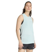 Camiseta tirantes Adidas Xperior Trail Running mujer Semi Flash Aqua