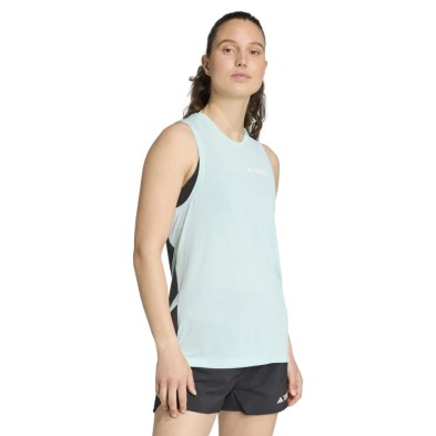 Camiseta tirantes Adidas Xperior Trail Running mujer azul claro