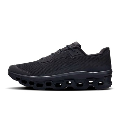 Zapatillas On Running Cloudmonster Void Hombre Black/ Black tecnología cloudtec
