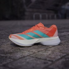 Zapatillas Adidas Adizero Boston 13 Mujer Semi Coral/ Flash Aqua/ Flash Orange
