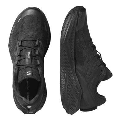 Zapatillas Salomon Aero Glide 3 hombre negro plata más altura gracias a la espuma optiFOAM