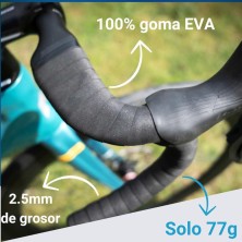 Cinta de manillar Töls Bar Tape 190 cm negra