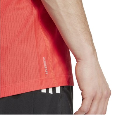 Camiseta manga corta Adidas OTR B hombre Semi Lucid Red tecnología aeroready