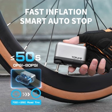 Compresor portátil Topump TB2Pro hinchado rápido