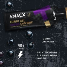 Gel energético Amacx Turbo Gel cafeína Cassis
