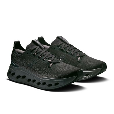 Zapatillas On Running Cloudsurfer Max Hombre Black Eclipse amortiguación