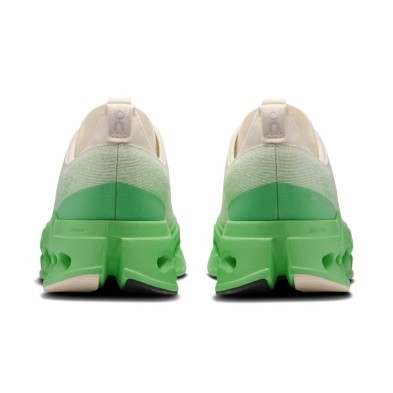Zapatillas On Running Cloudsurfer max Hombre Ivory/ Honeydew amortiguación fantástica