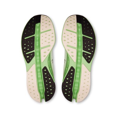 Zapatillas On Running Cloudsurfer max Hombre Ivory/ Honeydew pisada neutra