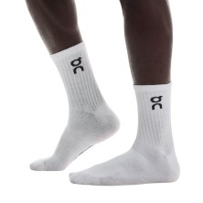 Calcetines On Running Logo Sock High Pack de 3 White