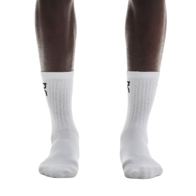 Calcetines On Running Logo Sock High Pack de 3 White