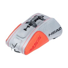 Mochila tenis Head Radical 12R Monstercombi Grey/ Orange