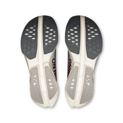 Zapatillas On Running Cloudboom Strike mujer White/ Horizon suela