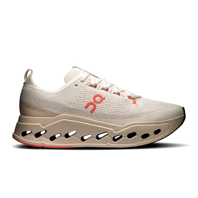 Zapatillas On Running Cloudsurfer Max Hombre Ivory/ Salmon Zapatillas On Running Cloudsurfer Max Hombre Ivory/ Salmon