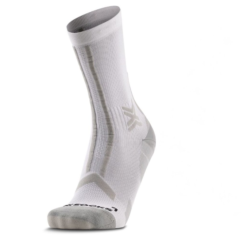 Calcetines X-bionic X-Socks Trailrun Discover Crew Arctic White/ Pearl Grey Calcetines X-bionic X-Socks Trailrun Discover Crew Arctic White/ Pearl Grey