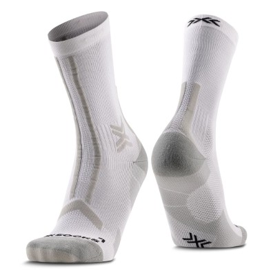 Calcetines X-bionic X-Socks Trailrun Discover Crew blanco artíco gris perla par Calcetines X-bionic X-Socks Trailrun Discover Crew blanco artíco gris perla par