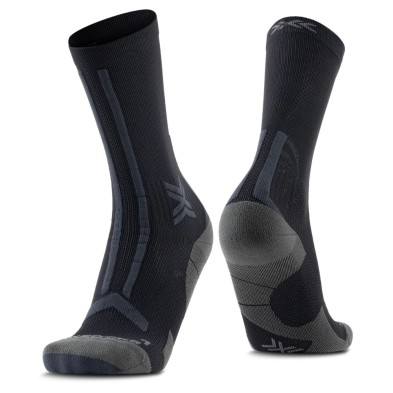 Calcetines X-Bionic X-Socks Trailrun Discover Crew negro gris carbón par Calcetines X-Bionic X-Socks Trailrun Discover Crew negro gris carbón par