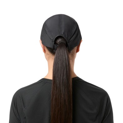 Gorra running On Running Race Cap Black ponytail Gorra running On Running Race Cap Black ponytail