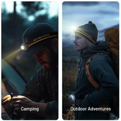 Linterna frontal Nitcore HA23 UHE camping aventuras al aire libre