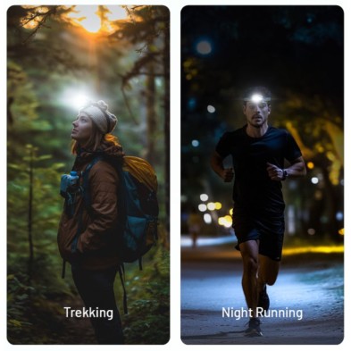 Linterna frontal Nitcore HA23 UHE para trekking o running