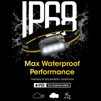 Linterna frontal Nitcore HA23 UHE waterproof resistente al agua