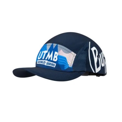 Gorra Buff 5 Panel UTMB 2025 Navy merchandising oficial ultra trail mont blanc