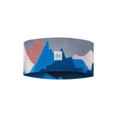 Headband Cinta Buff CoolNet UV Wide UTMB 2025 azul marino colección oficial utmb