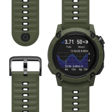 Reloj Deportivo GPS Coros NOMAD Green ligero y duradero