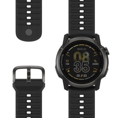 Reloj Deportivo GPS Coros APEX 4 42mm negro correa de silicona