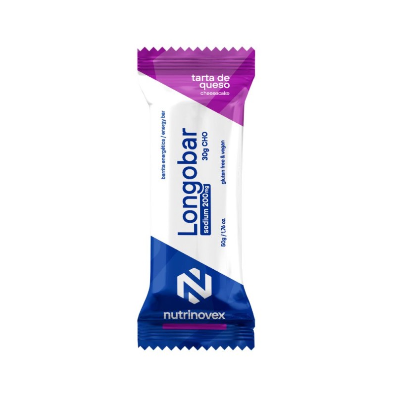 Barrita Nutrinovex Longobar tarta de queso 200 mg sodio